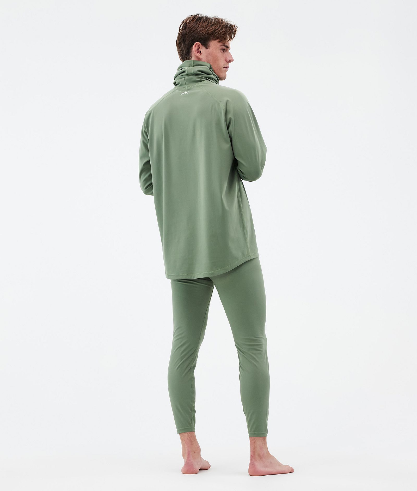 Snuggle Base Layer Top Men 2X-Up Moss Green, Image 4 of 7