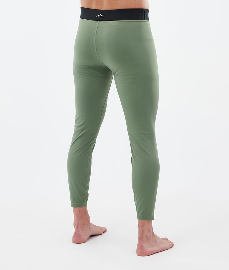 Snuggle Baselayer tights Herre 2X-Up Moss Green, Billede 2 af 7