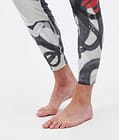 Snuggle Legginsy Termoaktywne Mężczyźni Spray Black Red, Zdjęcie 7 z 7