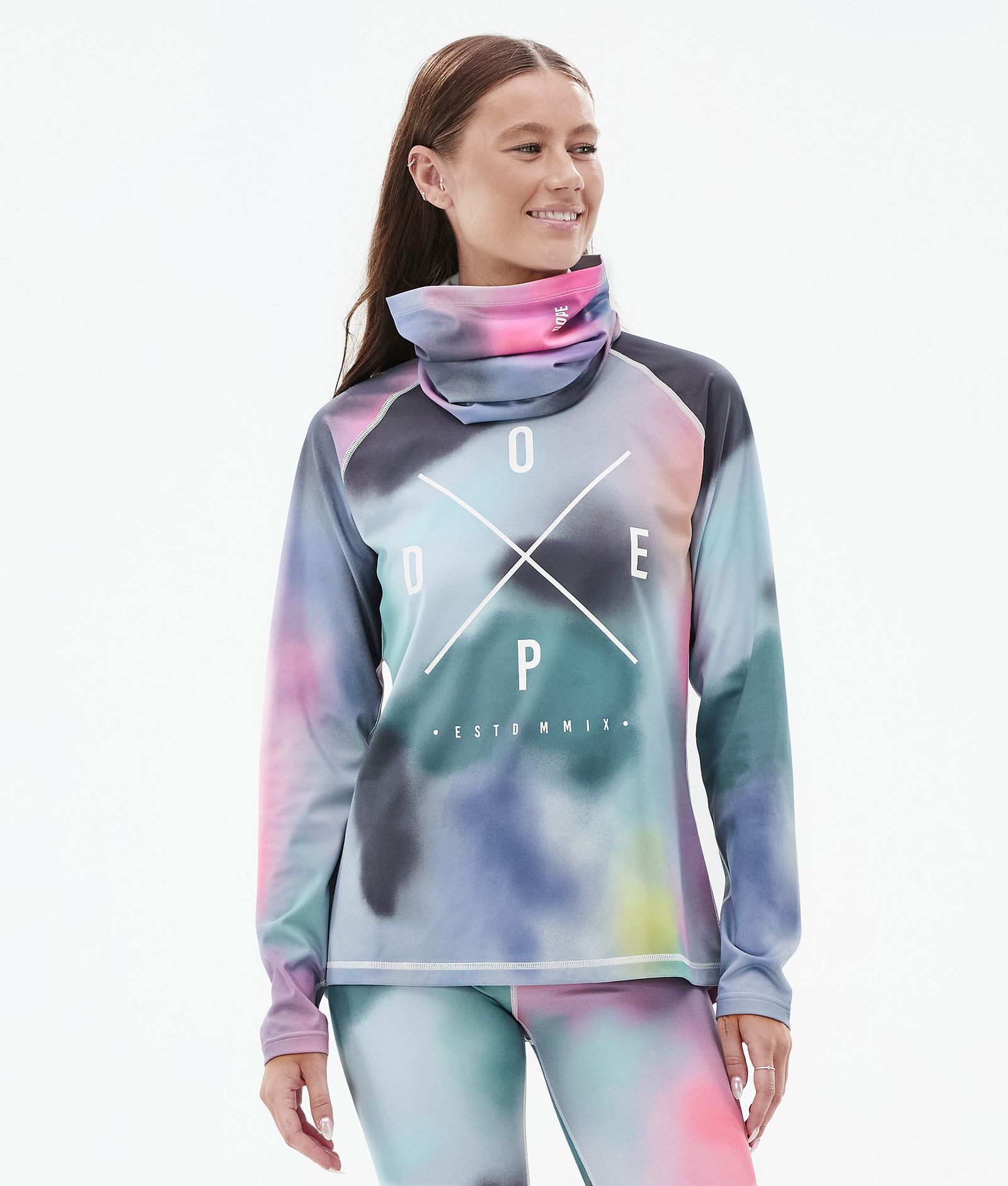 Snuggle W Baselayer top Dame 2X-Up Aurora, Billede 1 af 7