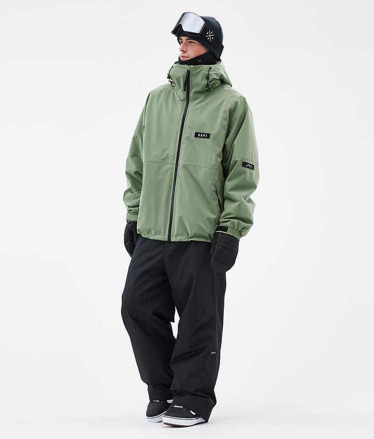 Spartan Snowboardjakke Herre Moss Green Renewed, Billede 2 af 8