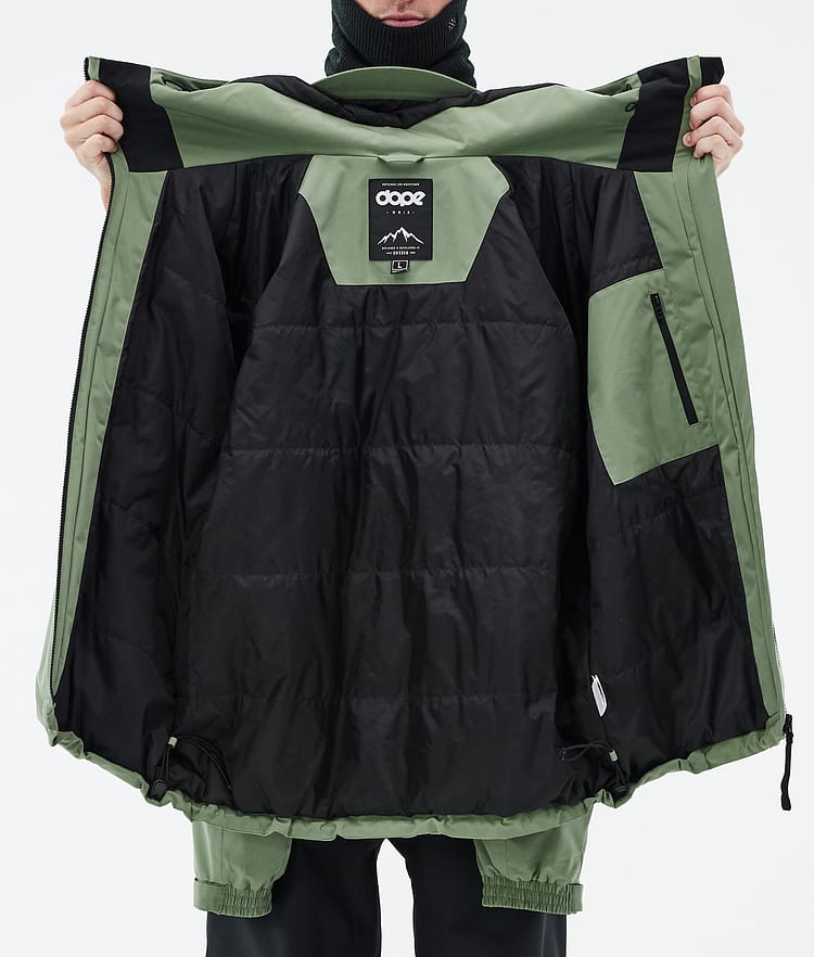 Spartan Ski Jacket Men Moss Green, Image 8 of 8