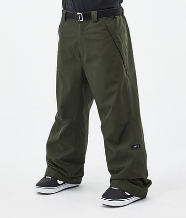 Big Pantalon de Snowboard Homme Olive Green