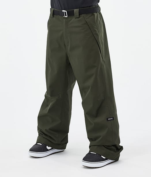 Big Pantaloni Snowboard Uomo Olive Green