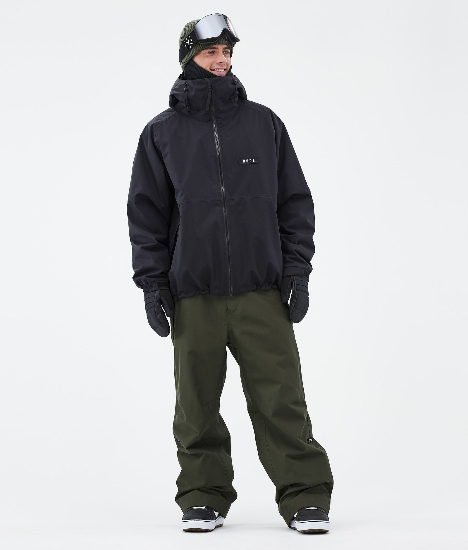 Big Snowboardbyxa Herr Olive Green, Bild 2 av 5