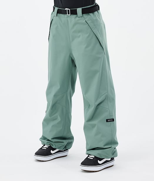 Big W Snowboard Pants Women Faded Green