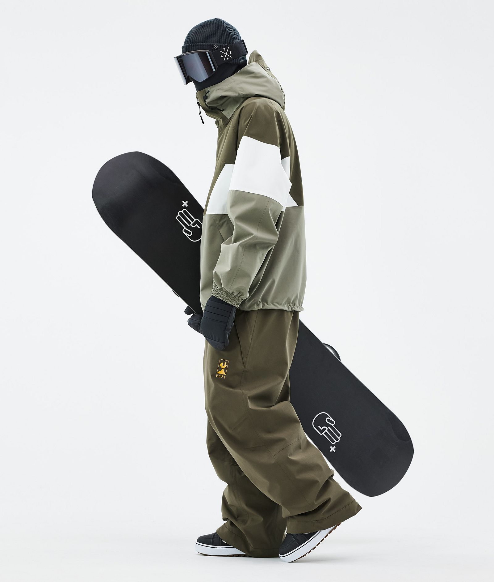 JT Spartan Snowboard Jacket Men Olive Green/Whitish/Greenish, Image 4 of 8