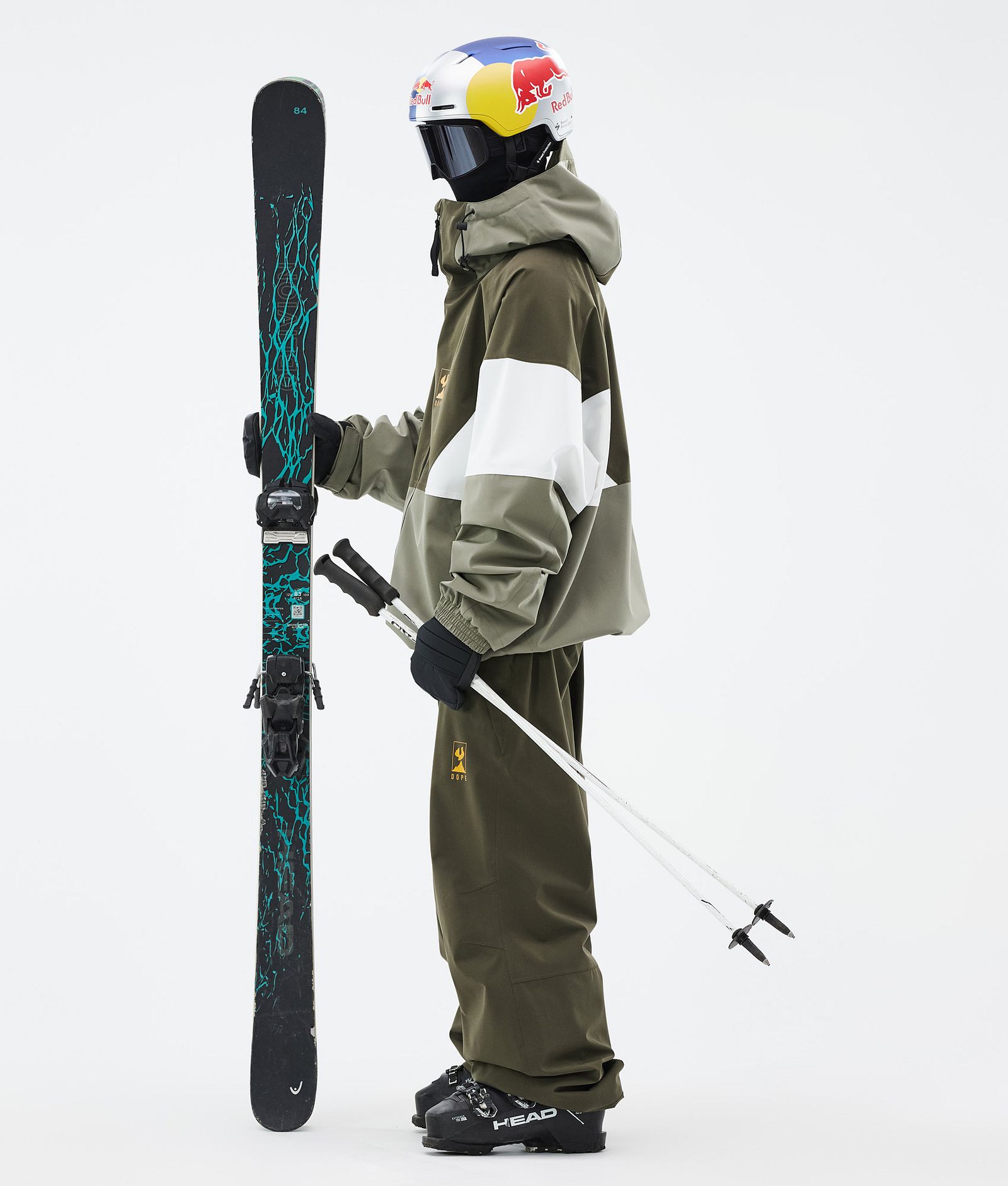 JT Spartan Veste de Ski Homme Olive Green/Whitish/Greenish, Image 3 sur 8