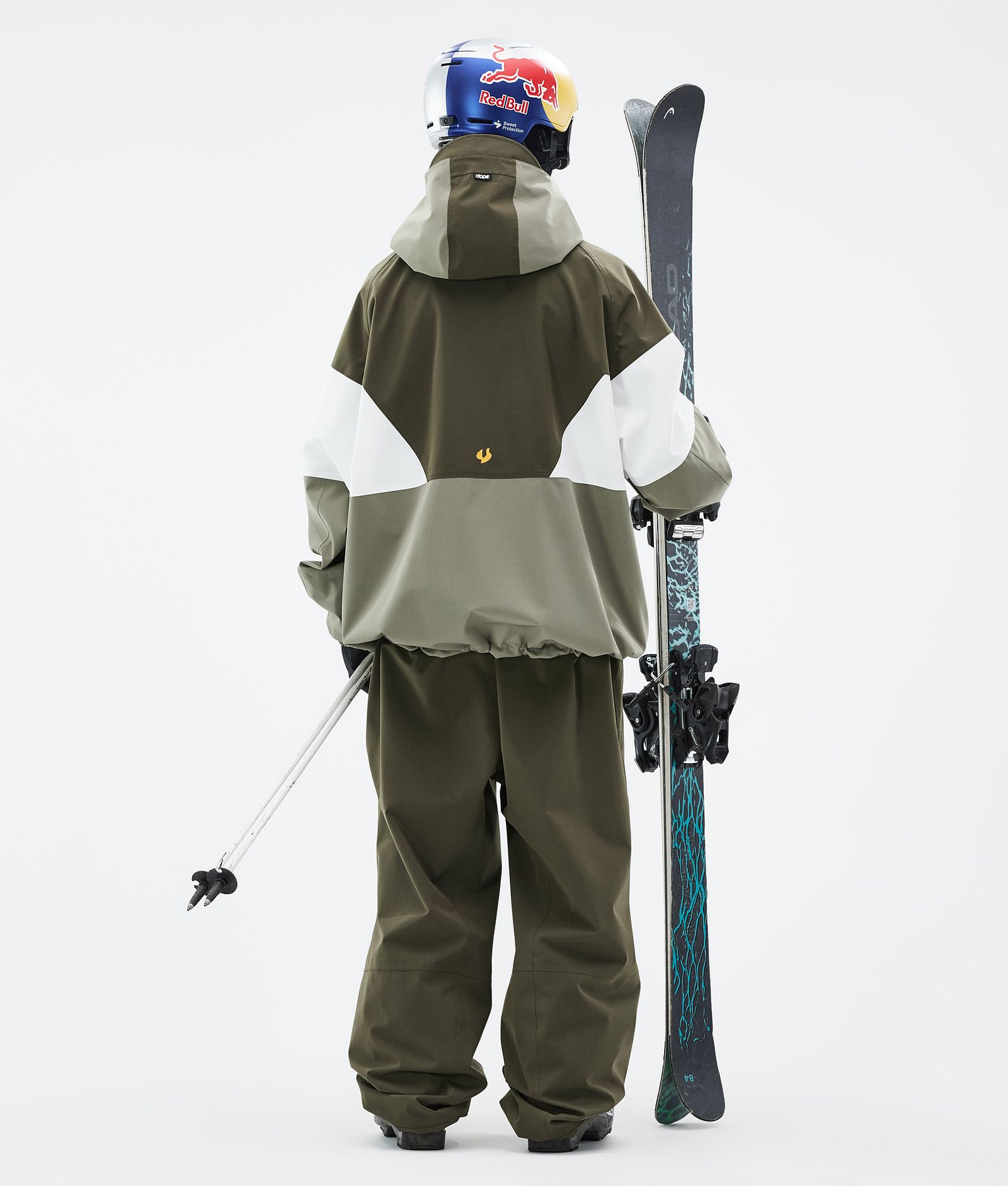 JT Spartan Manteau Ski Homme Olive Green/Whitish/Greenish, Image 4 sur 8