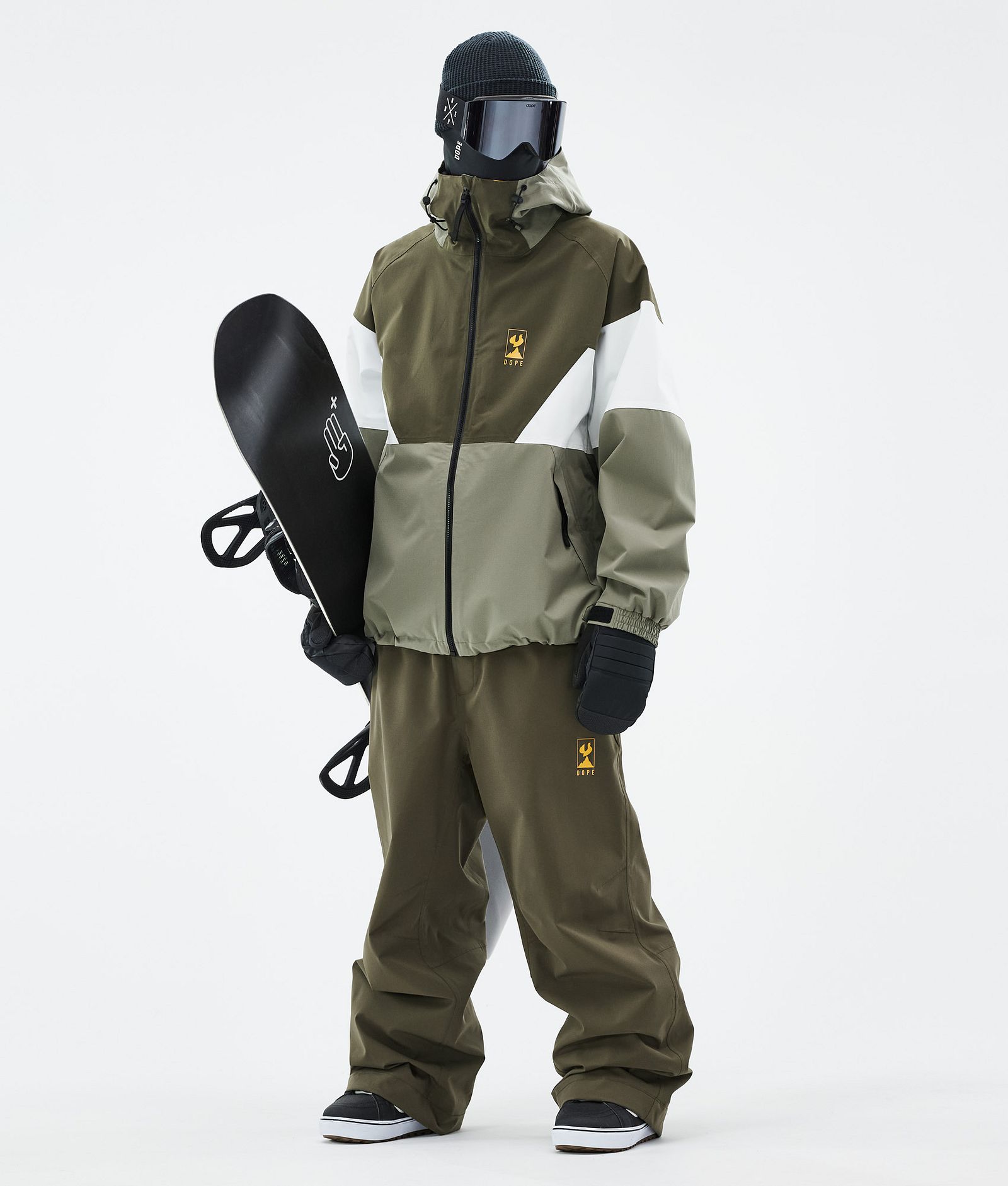 JT Big Snowboardbyxa Herr Greenish/Olive Green, Bild 2 av 5