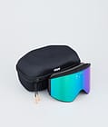 Sight Ski Goggles Black/Green Mirror, Image 4 of 6