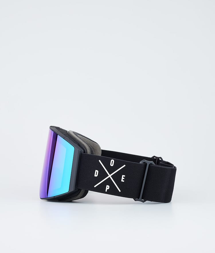 Sight Ski Goggles Black/Green Mirror, Image 5 of 6