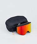 Sight Ski Goggles Black/Red Mirror, Image 4 of 6