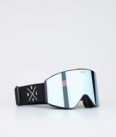 Sight Ski Goggles Black/Blue Mirror