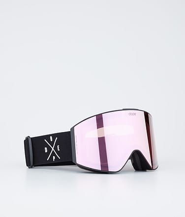 Sight スキーゴーグル Black/Pink Mirror