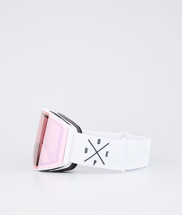 Sight Ski Goggles White/Pink Mirror, Image 5 of 6