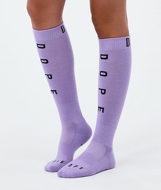 Dope Essential スキーソックス Faded Violet