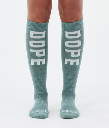 Essential Chaussettes de ski Faded Green