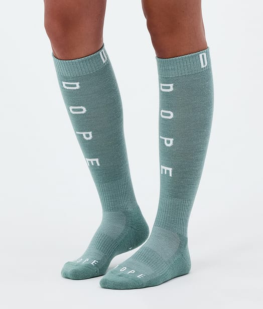 Dope Essential スキーソックス Faded Green
