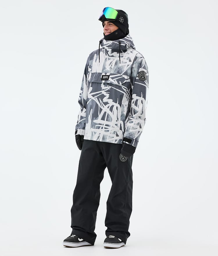 Blizzard Bunda na Snowboard Pánské Scribble Black, Obrázek 2 z 8