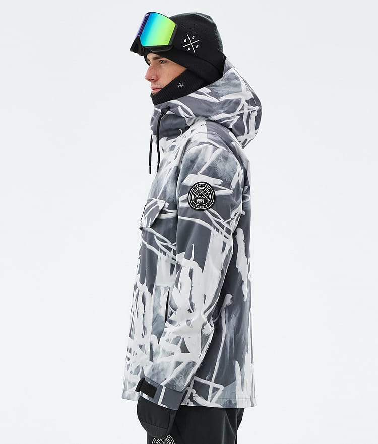 Blizzard Bunda na Snowboard Pánské Scribble Black, Obrázek 5 z 8