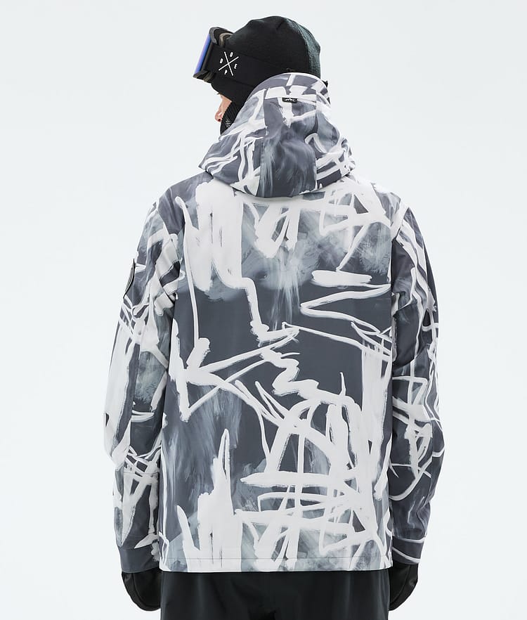 Blizzard Bunda na Snowboard Pánské Scribble Black, Obrázek 6 z 8