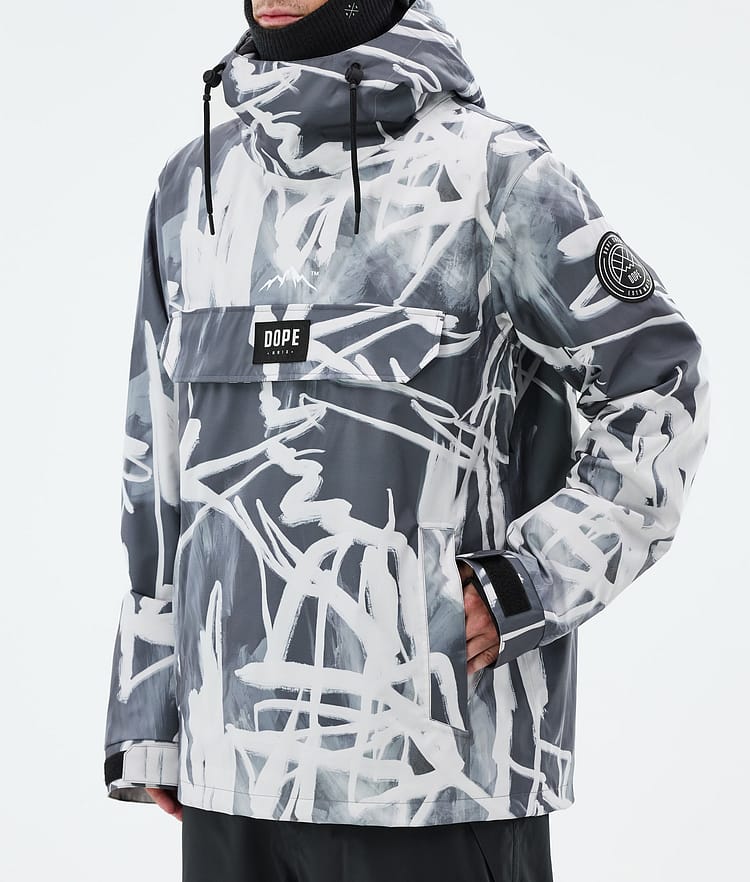 Blizzard Bunda na Snowboard Pánské Scribble Black, Obrázek 7 z 8