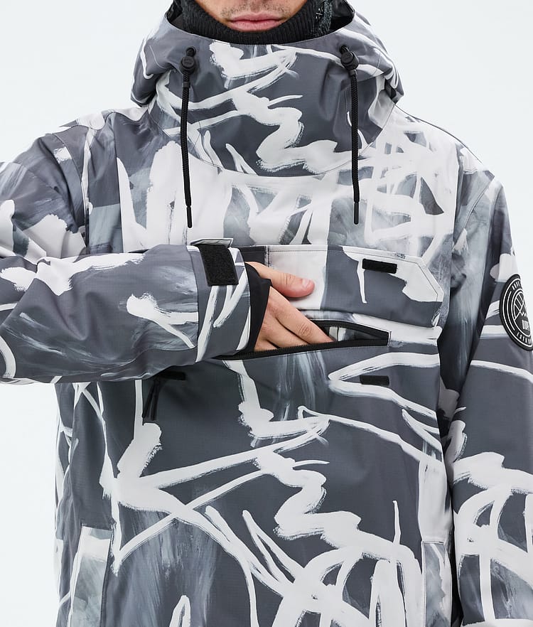Blizzard Bunda na Snowboard Pánské Scribble Black, Obrázek 8 z 8