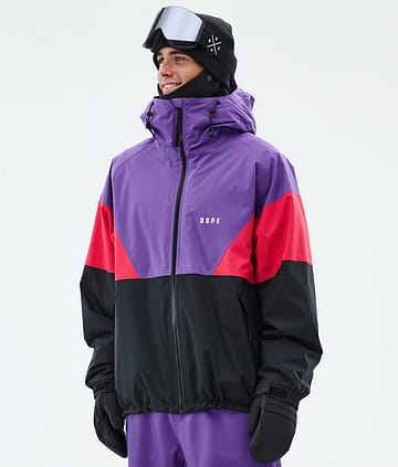 Dope Snow Spartan Snowboard Jacket Men Sport Vivid Purple/Red/Black