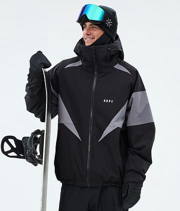 Spartan Snowboard Jacket Men Spike Black/Light Pearl