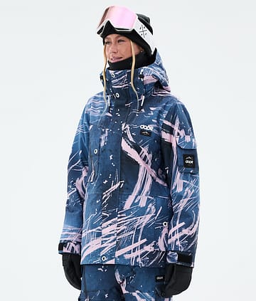 Dope Snow Adept W Snowboard Jacket Women Carvings Pink