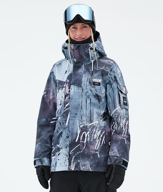 Adept W Bunda na Snowboard Dámské Punk Blue