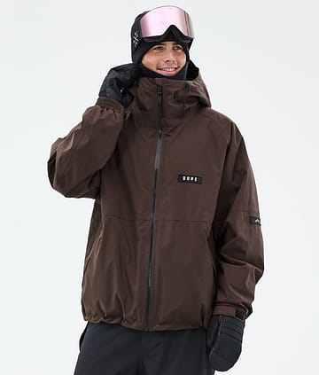 Dope Snow Spartan Snowboard Jacket Men Dark Brown