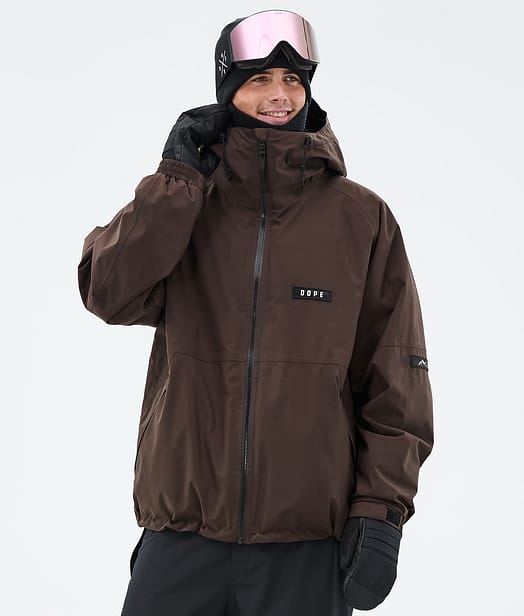 Spartan Bunda na Snowboard Pánské Dark Brown