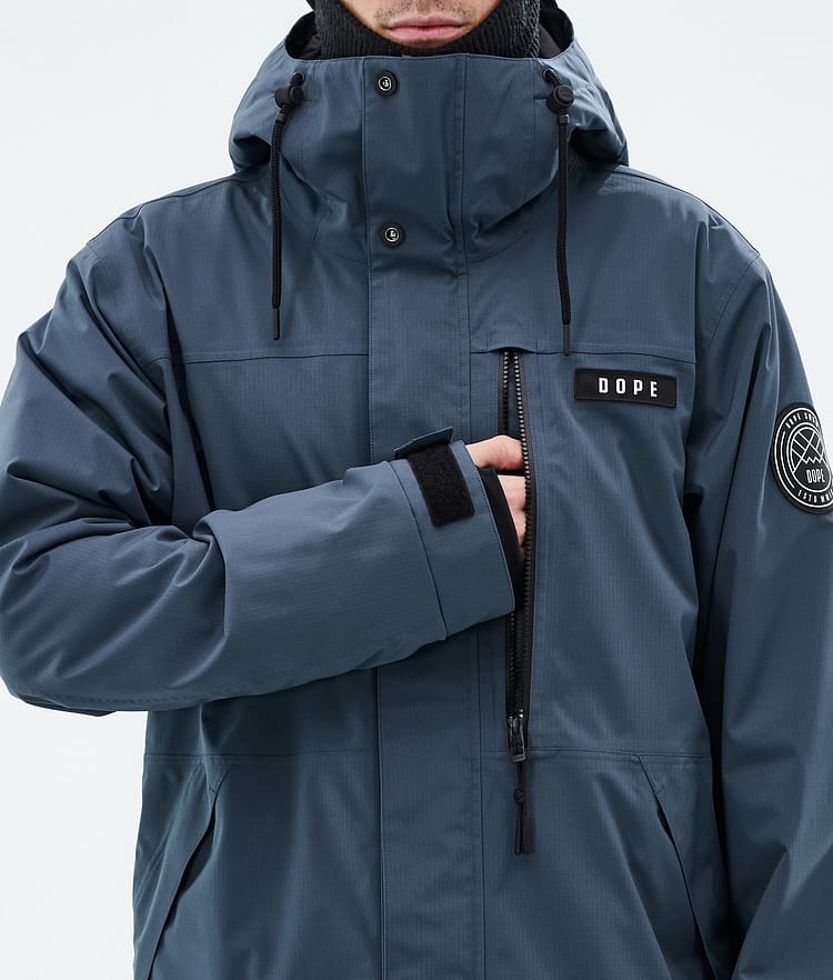 Blizzard Full Zip Bunda na Snowboard Pánské Metal Blue, Obrázek 9 z 10