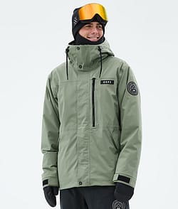 Blizzard Full Zip Snowboard Jacket Moss Green