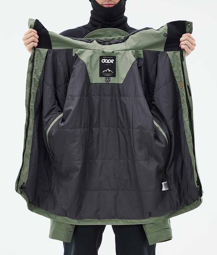 Blizzard Full Zip Chaqueta Snowboard Hombre Moss Green, Imagen 9 de 9