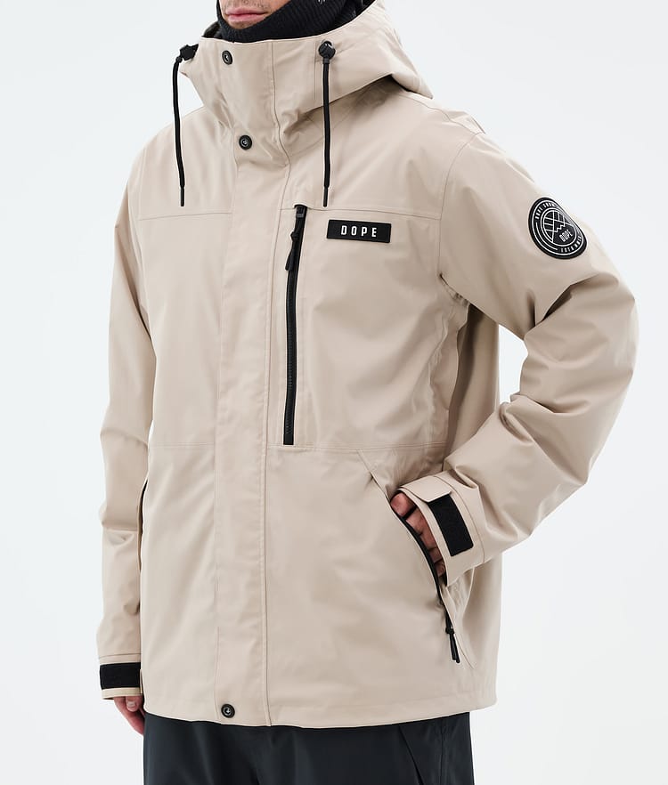 Blizzard Full Zip Bunda na Snowboard Pánské Sand, Obrázek 7 z 9