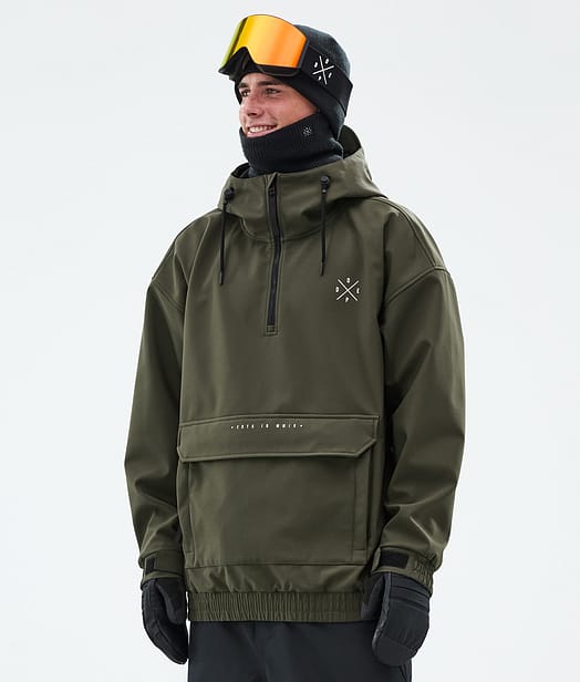 Cyclone スキージャケット メンズ Olive Green