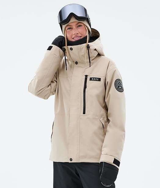 Dope Blizzard W Full Zip Chaqueta Esquí Mujer Sand