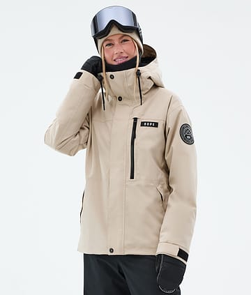 Dope Snow Blizzard W Full Zip Chaqueta Snowboard Mujer Sand