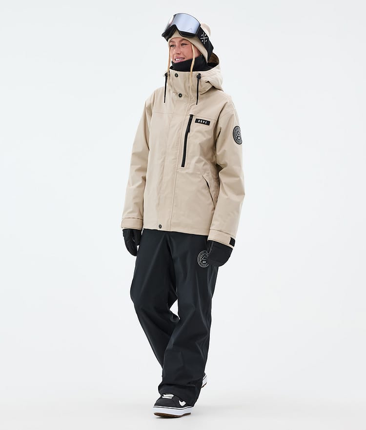 Blizzard W Full Zip Bunda na Snowboard Dámské Sand, Obrázek 2 z 9