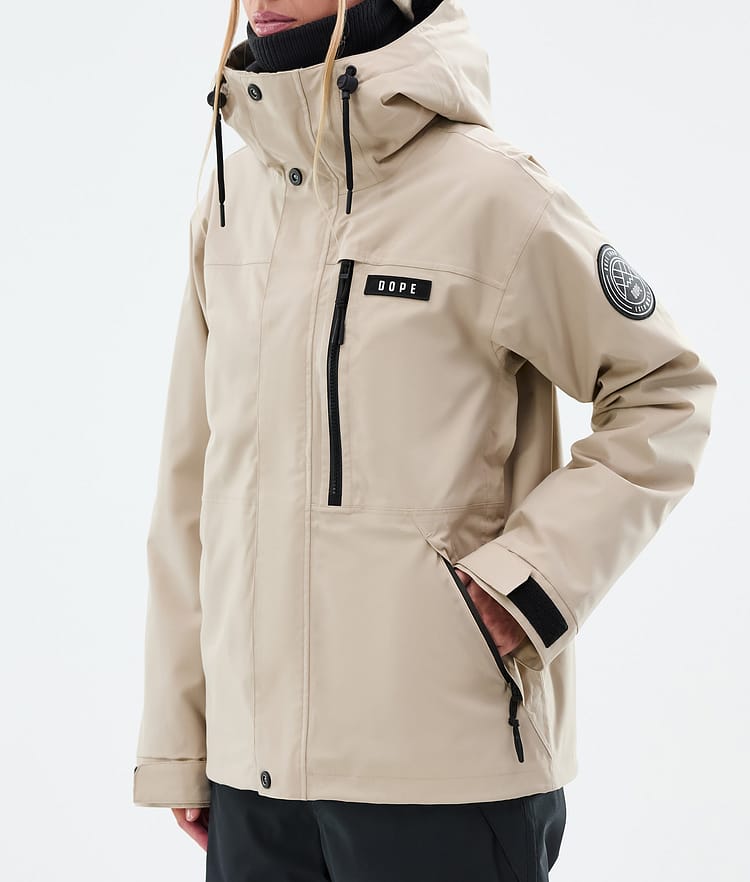 Blizzard W Full Zip Bunda na Snowboard Dámské Sand, Obrázek 7 z 9