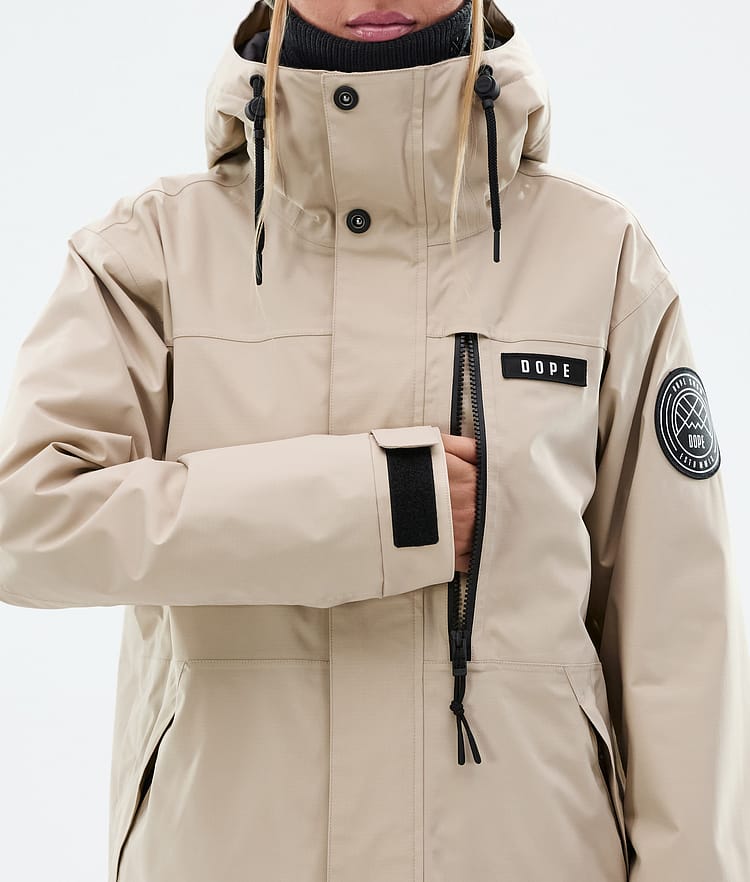 Blizzard W Full Zip Bunda na Snowboard Dámské Sand, Obrázek 8 z 9
