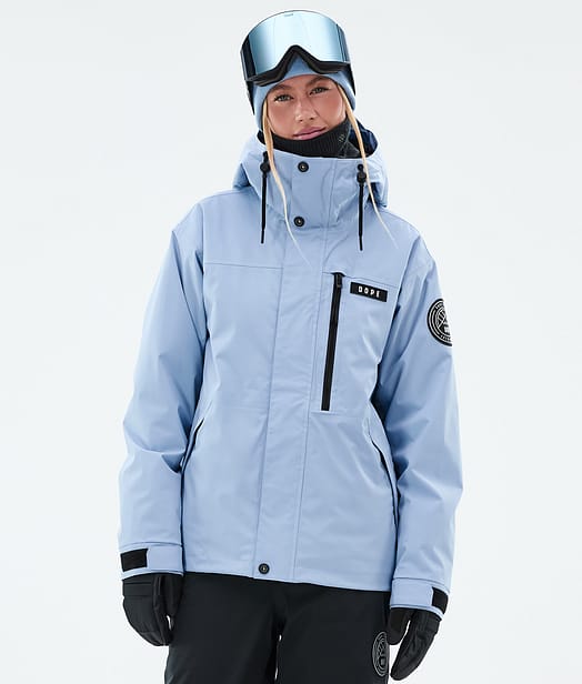 Blizzard W Full Zip Bunda na Snowboard Dámské Light Blue