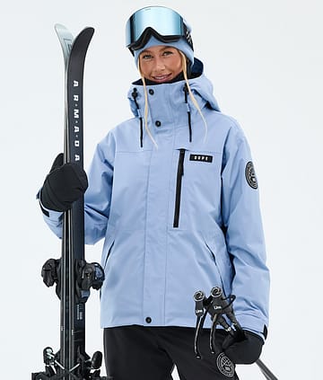 Blizzard W Full Zip Ski Jacket Women Light Blue