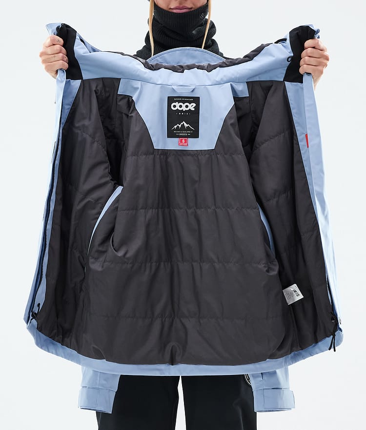 Blizzard W Full Zip Chaqueta Snowboard Mujer Light Blue, Imagen 9 de 9