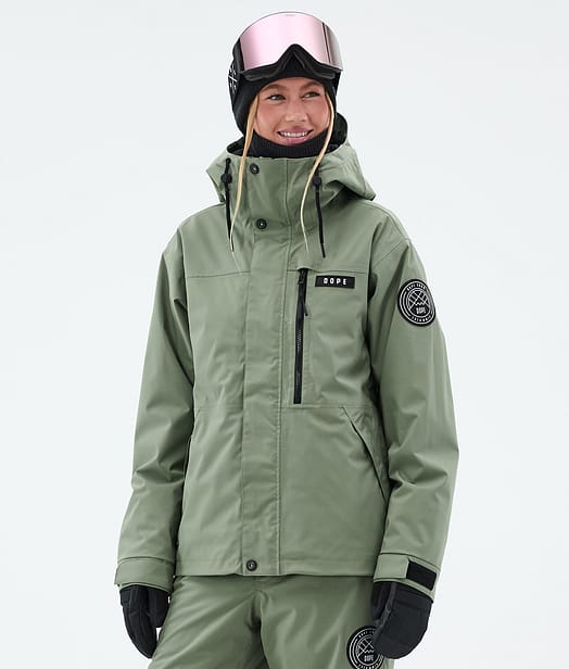 Blizzard W Full Zip Bunda na Snowboard Dámské Moss Green