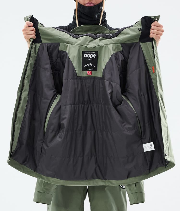 Blizzard W Full Zip Chaqueta Snowboard Mujer Moss Green, Imagen 9 de 9