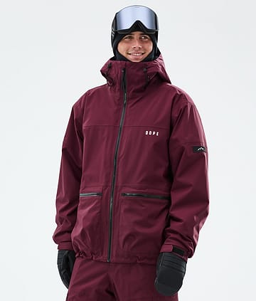 Vertex Ski Jacket Men Burgundy